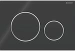 Geberit Bet&auml;tigungsplatte Sigma20, schwarz hochglanz / glanzchrom / schwarz