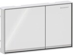 Geberit Bet&auml;tigungsplatte Omega60, f&uuml;r 2-Mengen-Sp&uuml;lung, 115081SI1 115081SI1