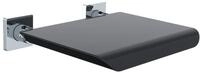 emco system 2 Wandklappsitz mit Kunststoff sitzfl&auml;che schwarz, chrom, 355121202