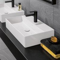 Villeroy & Boch Aufsatzwaschtisch Memento 2.0 4A07 500x420mm mittl HL durchgest...