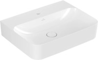Villeroy & Boch Waschtisch Finion 4168 600x470mm mittl HL durchgest verd &Uuml;L eck