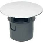 Geberit Ventilabdeckung f. HWB-Anschluss mit integr. &Uuml;berlauf glanzverchromt,