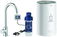 Grohe Standventil und Boiler Red Mono 30085 M-Size C-Auslauf chrom, 30085001 30085001