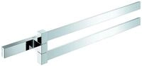 Grohe Doppel-Handtuchhalter Selection Cube 40768 Metall 2-armig 400mm chrom, 40768000