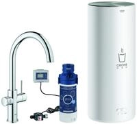 Grohe Armatur und Boiler Red Duo 30079 L-Size C-Auslauf chrom, 30079001 30079001