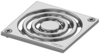 Tece drainpoint S Designrost Edelstahl 150 x 150 verschraubbar, 3665001 3665001
