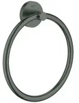 GROHE Handtuchring Essentials 40365 hard graphite geb&uuml;rstet, 40365AL1 40365AL1