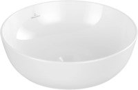 Villeroy & Boch Aufsatzwaschtisch Artis 4179 430x430mm, D:430mm ohne Hahnloch ohne