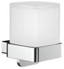 emco loft Einhand-Seifenspender Glasteil satiniert, chrom, 052100103 052100103