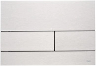 Tece square II Met. WC-Bet&auml;tigungsplatte Edelstahl geb. (mit Anti-Fingerprint),