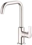 KLUDI PURE & EASY Waschtisch-Einhandmischer seitlich mit Metall-Ablaufgarnitur...