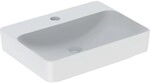 Geberit VariForm Aufsatz-Waschtisch, rechteckig mit Hahnloch, 60x45cm, ohne