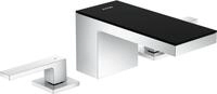 Hansgrohe 3-Loch Waschtischarmatur 70 Axor MyEdition schwarz/chrom, 47050600 47050600