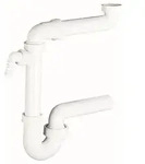 Dallmer Raumspar-Siphon 121, 1 1/2" x DN 40, 040213 040213