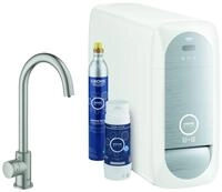 Grohe Blue Home Mono Starter Kit 31498 Bluetooth/WIFI C-Auslauf supersteel, 31498DC1