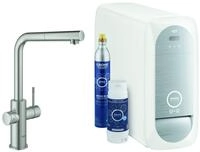 Grohe Blue Home Starter Kit 31539 auszb. Mousseur Bluetooth/WIFI L-Asl.supersteel,