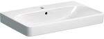 Geberit Smyle Square Waschtisch, 75x48cm mit Hahnloch, mit &Uuml;berlauf, 500249011