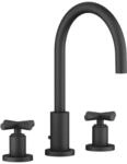 Dornbracht Waschtisch-Dreilochbatterie mit Ablaufgarnitur TARA 20713892 Schwarz matt
