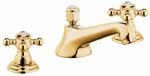 Kludi Waschtischarmatur Adlon Ablaufgarnitur Ausl.125mm Dreiloch gold 510464520