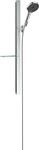 Hansgrohe Brausenset Rainfinity 130 3jet Unica E 900mm chrom mit Seifenschale,