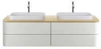 Duravit Happy D.2 Plus Aufsatzbecken Wei&szlig; Hochglanz, 600 mm - 2359600000 2359600000