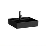 LAUFEN Aufsatzwaschtisch Kartell &middot; LAUFEN 500x460, schwarz gl&auml;nzend,
