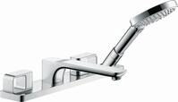 Hansgrohe 4-Loch Wannenarmatur Axor Urquiola F-Set f.Wannenrand chrom, 11443000