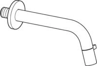 Hansa Waschtisch Wandauslaufventil Hansanova Style 5096 verchromt 50968101