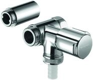 Schell NA-Ventil COMFORT mit RFV 3/4 " "chrom f&uuml;r Wandbatterien Anschlu&szlig; li