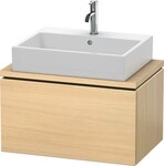 Duravit L-Cube Konsolenwaschtischunterbau wandh&auml;ngend Mediterrane Eiche Matt