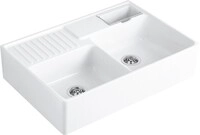 Villeroy & Boch Sp&uuml;lstein Doppelbecken 632300, 632300SM 632300SM