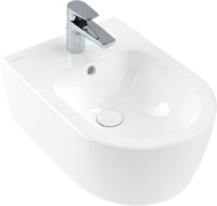 Villeroy & Boch Bidet Avento 5405 370x530mm mit &Uuml;berlauf wandh&auml;ngend Wei&szlig;...