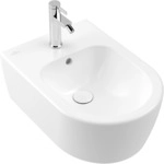 Villeroy & Boch Bidet Avento 5405 370x530mm mit &Uuml;berlauf wandh&auml;ngend Stone...