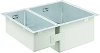 GROHE Unterbau-Edelstahlsp&uuml;le K700 31576_1 1,5 Becken 595 x 450mm EB rechts,