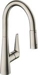 Hansgrohe Sp&uuml;ltischmischer 200 mit sBox Ausziehbr.M5116-H200ST edelstahl-optik,