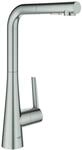 GROHE EH-Sp&uuml;ltischbatterie Zedra 32553_2 L-Auslauf auszb. Sp&uuml;lbrause supersteel,