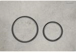 Geberit Bet&auml;tigungsplatte Sigma21, f&uuml;r 2-Mengen-Sp&uuml;lung schwarzchrom, Betonoptik,