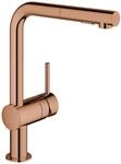 GROHE EH-Sp&uuml;ltischbatterie Minta 30274 L-Auslauf azb. Sp&uuml;lbrause warm sunset,