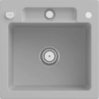 Villeroy & Boch Einbausp&uuml;le Siluet 50 S 510x510mm Exc-Garn. aus TitanCeram Steam