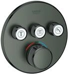 GROHE Thermostat Grohtherm SmartControl 29121 FMS rund 3 ASV hard graphite geb.,