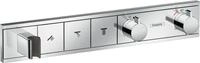 Hansgrohe Thermostat Unterputz RainSelect Fertigset 3 Verbraucher chrom, 15356000