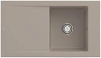 Villeroy & Boch Einbausp&uuml;le Timeline 50 900x510mm Ablgarn. aus Keramik Almond cplus,
