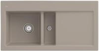 Villeroy & Boch Einbausp&uuml;le Subway 60 1000x510mm Ablgarn. IB li aus Keramik Almond