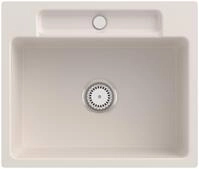 Villeroy & Boch Einbausp&uuml;le Siluet 60 S flat 600x510mm Ablgarn. aus TitanCeram...
