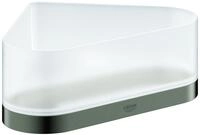 GROHE Eck-Duschablage Selection 41038 mit Halterung Glas/hard graphite geb.,...