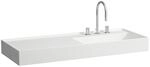 LAUFEN Waschtisch Kartell &middot; LAUFEN 460x1200 1 Hl. o.uel. Ablg. li weiss matt