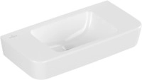 Villeroy & Boch Handwaschbecken Compact O.novo 500x250mm Eckig ohne &Uuml;berlauf Wei&szlig;