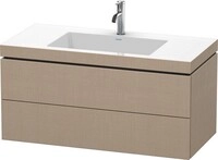 Duravit L-Cube c-bonded Set wandh&auml;ngend Leinen Matt 1000x480x500 mm - LC6928O7575