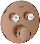 GROHE Thermostat Grohtherm SmartControl 29119 FMS rund 2 ASV warm sunset geb.,