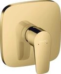 Hansgrohe Brausenmischer Unterputz Talis E Fertigset Polished Gold-Optik, 71765990